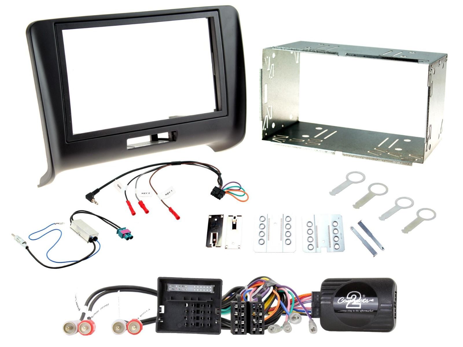 2DIN KIT Audi TT 06-14 OEM Chorus, Concert, Symphony