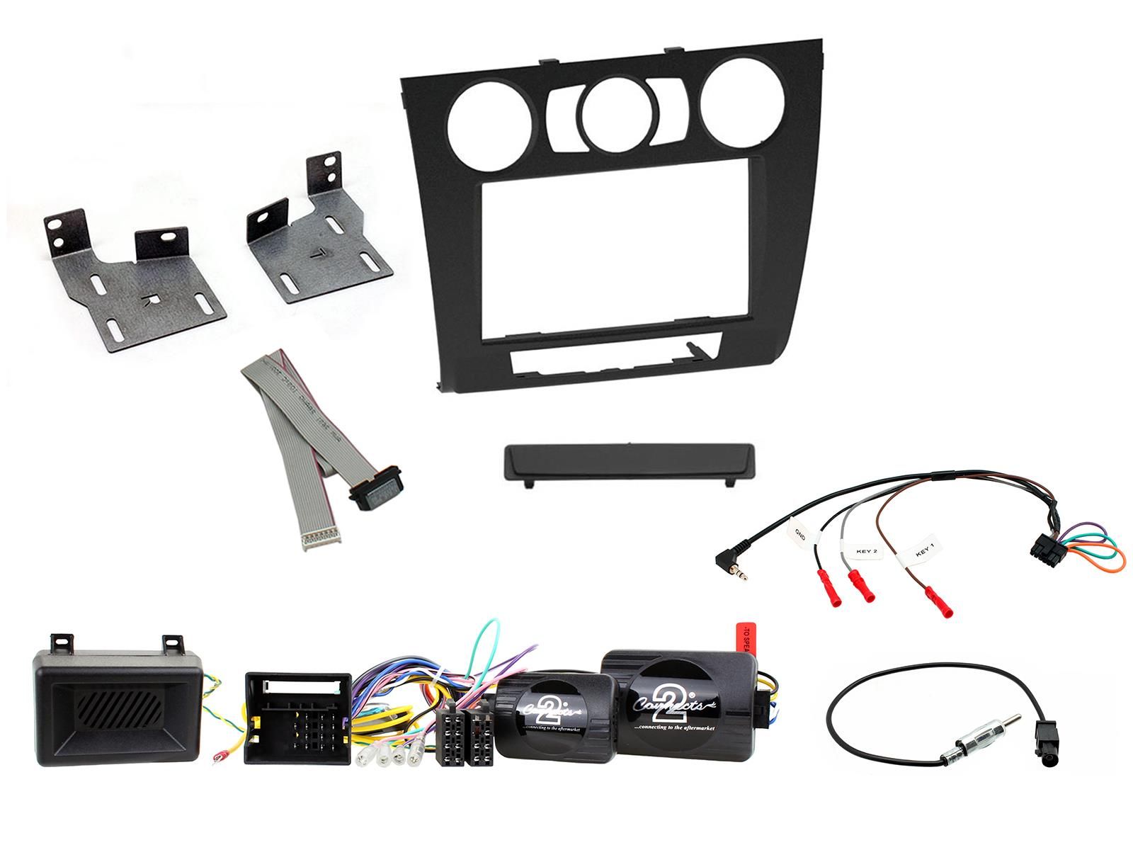 2DIN KIT BMW 1 Series (E81) clime manuel,