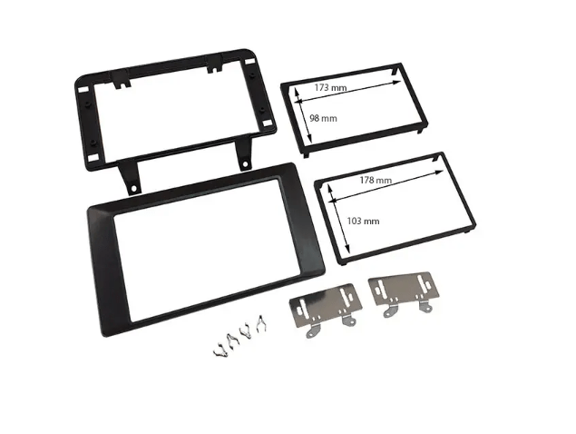 Cadre 2DIN Dacia Duster 22-24 noir
