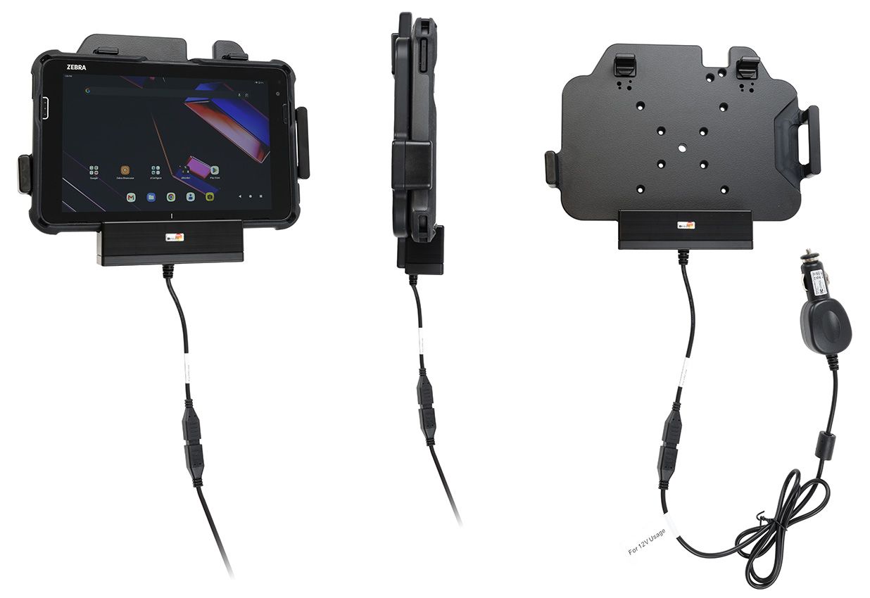Brodit s/c Zebra ET401 8" WITH boot/Exoskeleton/VESA/AMP cig