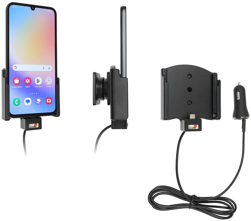 Brodit support/chargeur Samsung A34 5G USB all.cig.