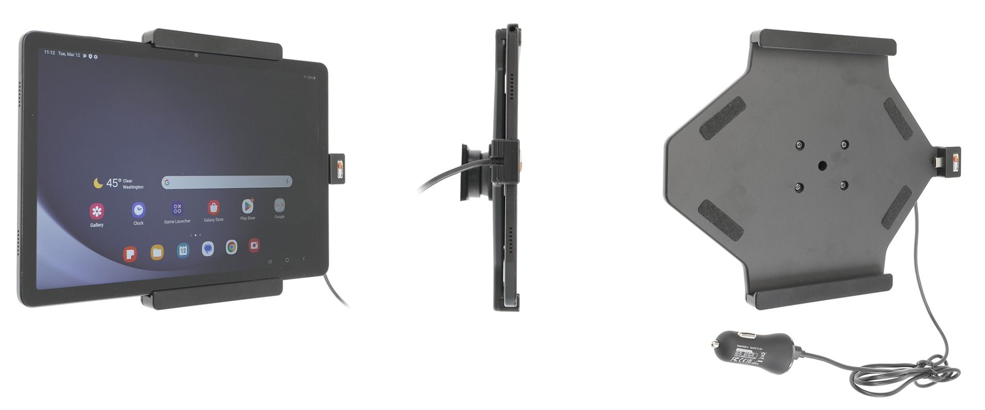 Brodit support/chargeur Samsung Tab A9+/ A11+ USB cig.